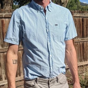 SOLD Men's Hurley Striped Button-up Size Large